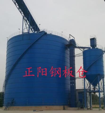 张店大型矿粉钢板库
