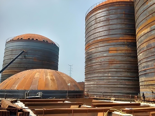 张店焦粉钢板仓